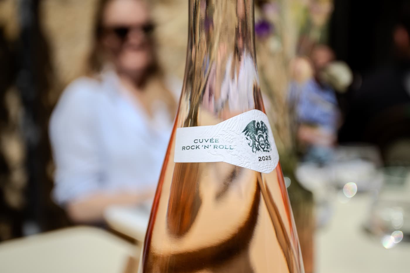 Queen Côtes De Provence Rosé being enjoyed